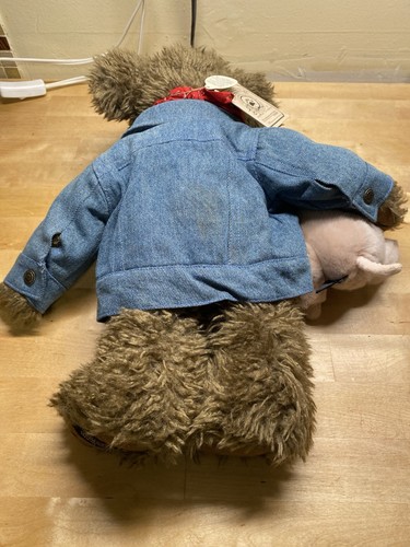 Boyds Bears & Friends Extremely Limited Edition Stuffed Plush Bear with Pig 1999 - Picture 3 of 4