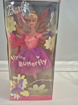 Vintage 2000 Mattel  Flying Butterfly Barbie  #29345 *NRFB*