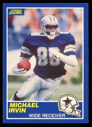 1989 Score Football #18 Michael Irvin Rookie Nrmt/Mt/Mt a_2700