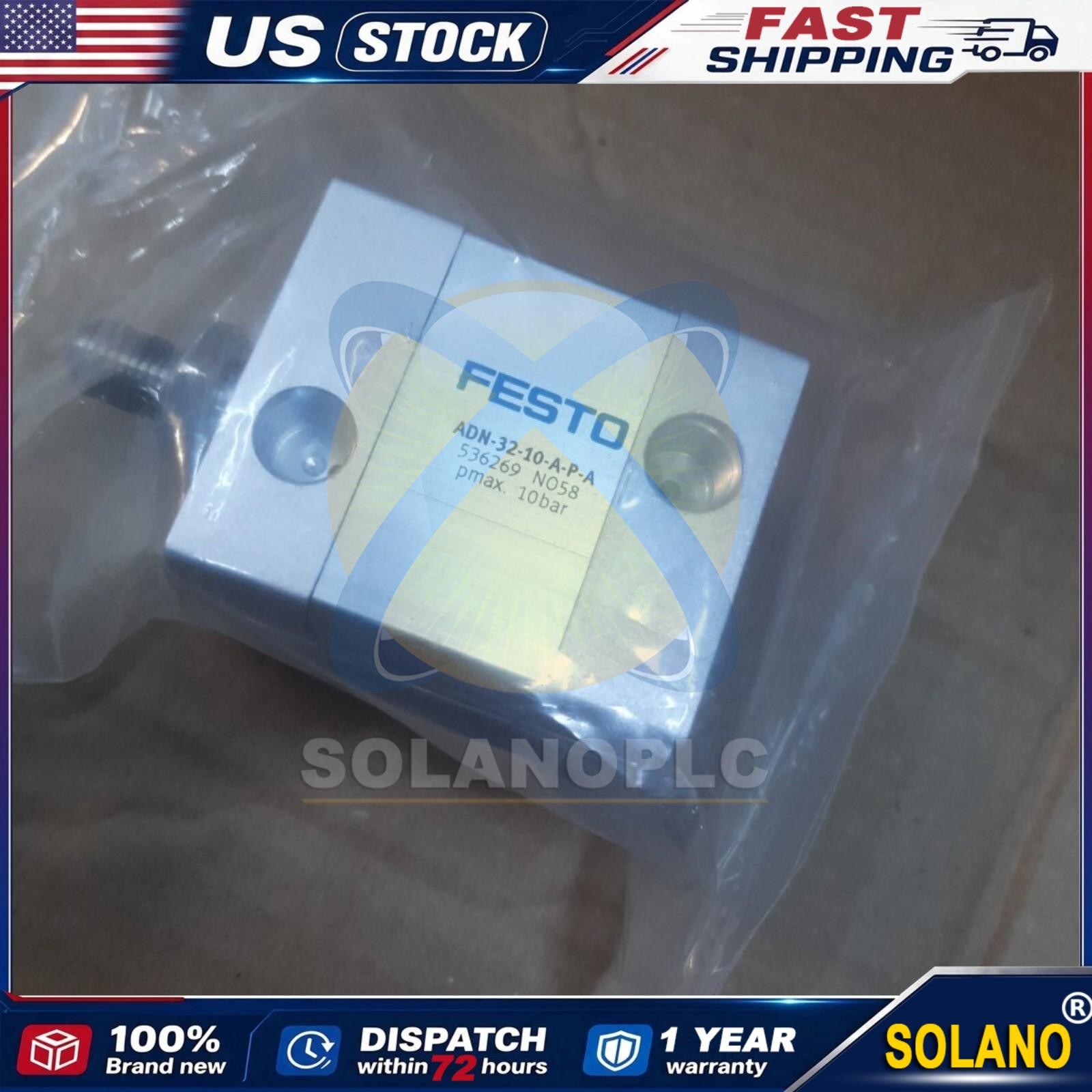 New ADN-32-10-A-P-A FESTO 536269 Fast Shipping Cylinder