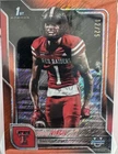 2025 Bowman Chrome University Football Orange Shimmer Refractor Reggie Virgil #164