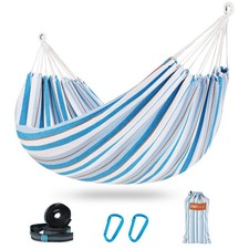 Lazy Daze Hammocks Double Brazilian Cotton Hammock, Extra Large Portable Outd...
