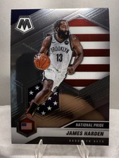 2020-21 Panini Mosaic Basketball #256 James Harden National Pride  Nets