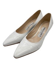 NEBULONIE Stitch Pumps White Size: 36.5