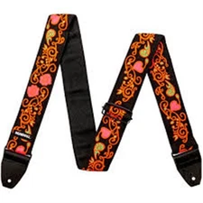 Dunlop Jimi Hendrix™ Blacklight Monterey Orange Strap