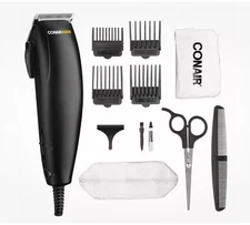 Conair MAN  RAZOR HC102R 12-Piece Dual-Voltage Haircut Kit, Hair Cutting Kit