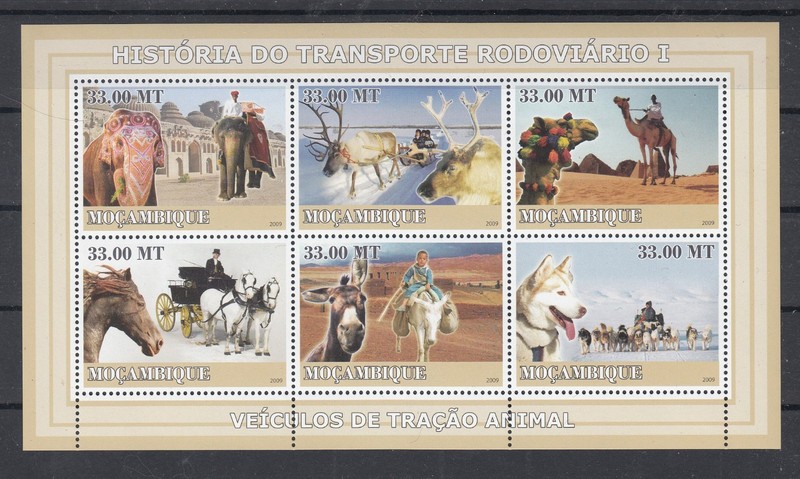 Mozambique, sheet of 6