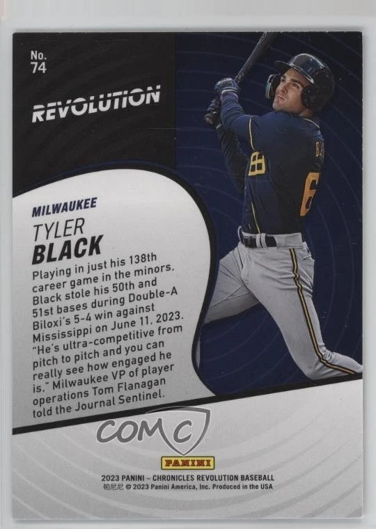2023 Panini Chronicles Revolution Tyler Black #74 - Image 2 of 2