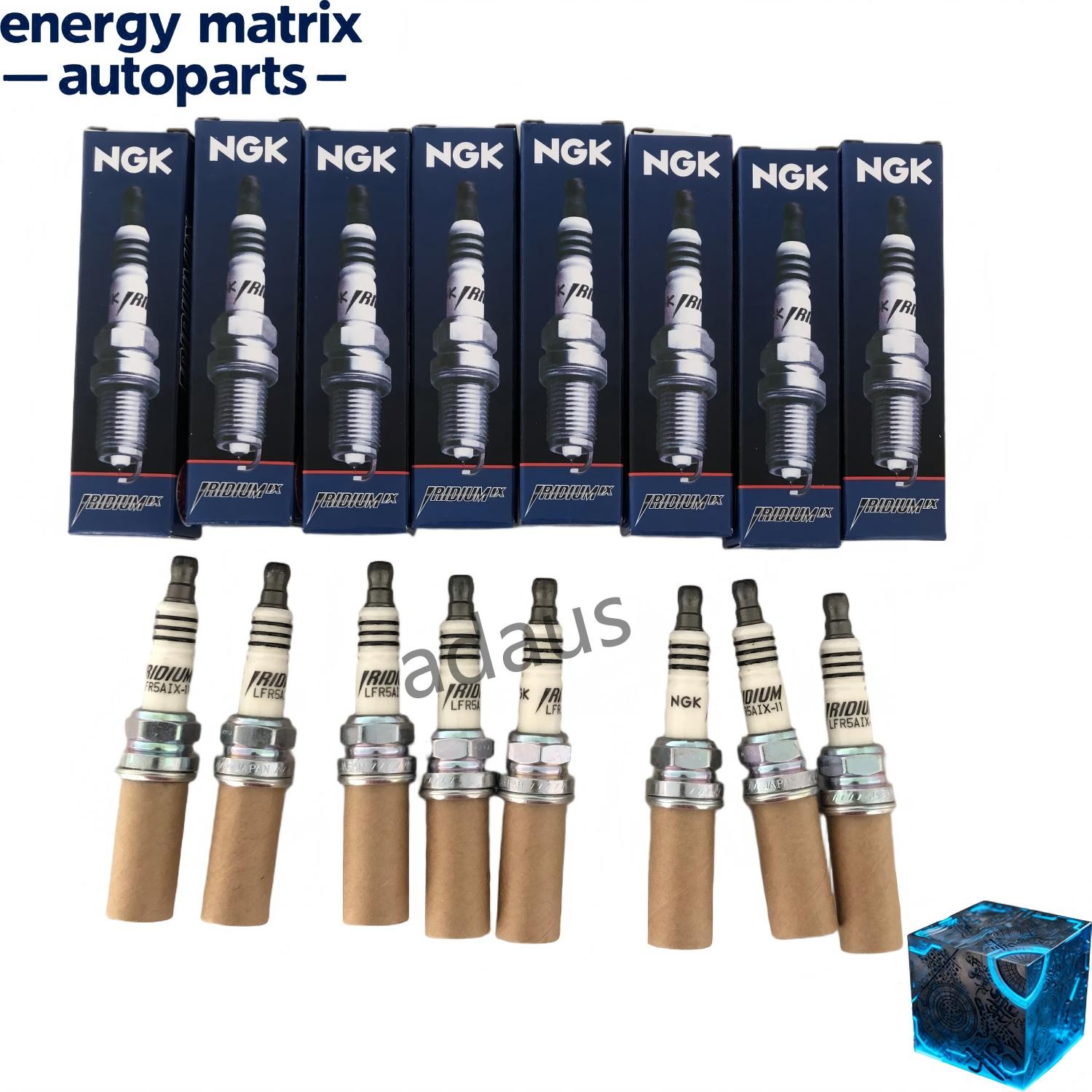 NEW 8Pcs NGK 4469 LFR5AIX-11 Iridium Spark Plugs For Hyundai Nissan Infiniti