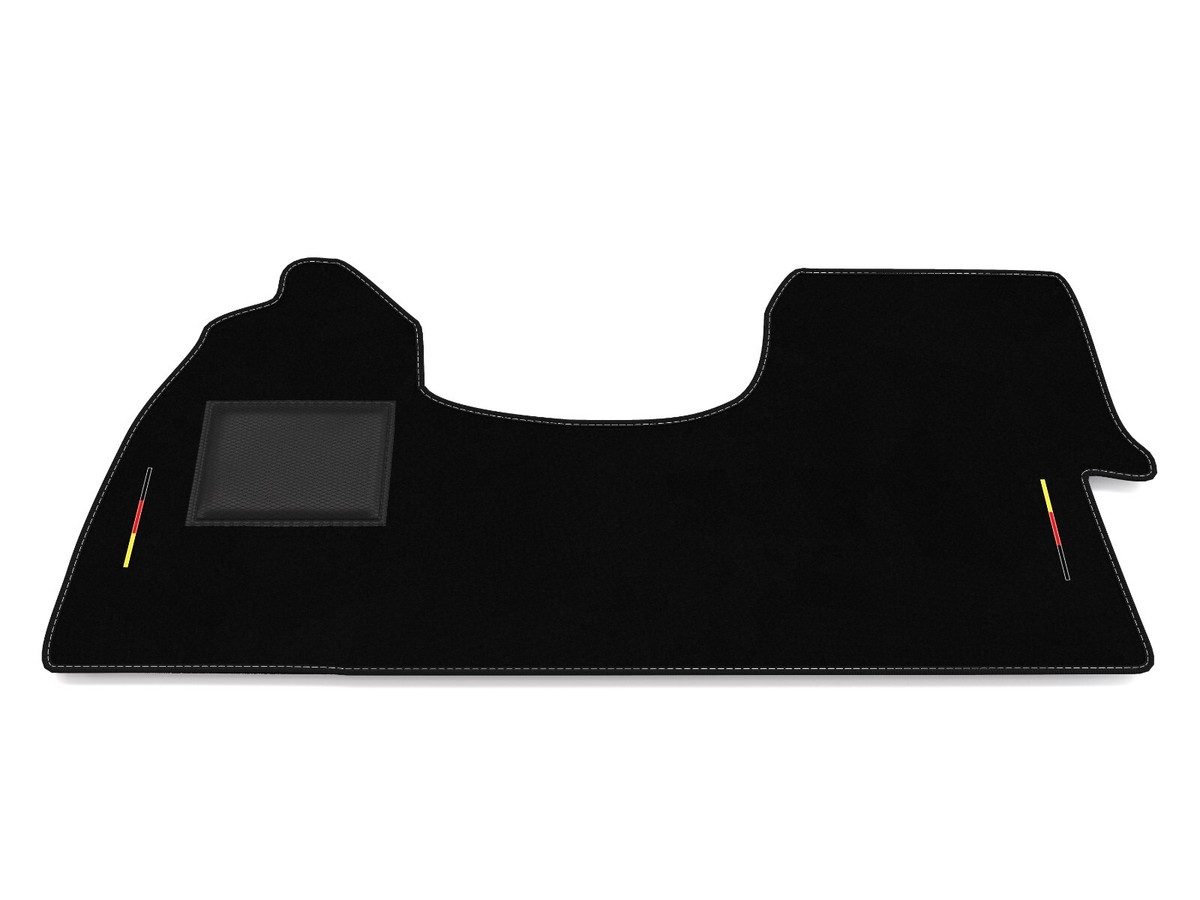 Tappetini Auto In Tessuto Per VW Crafter I (2006-2016) – 2 Pezzi, Colore Nero – Alta Qualità, Su Misura - 3