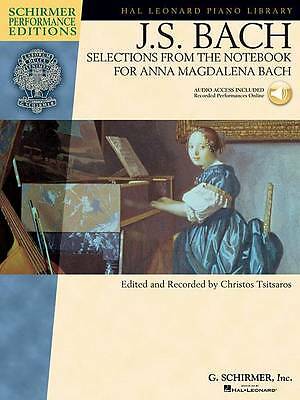 Selections from the Notebook Anna Magdalena Bach: Schirmer Performance...