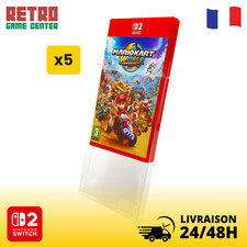 5 Boitiers de Protection Crystal Box Nintendo Switch 2 Neuf