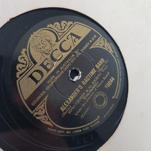 VINTAGE 1930s Vinyl Lot 78 Record DECCA 5 PACK Bing Crosby Birth Of the Blues - Picture 5 of 12
