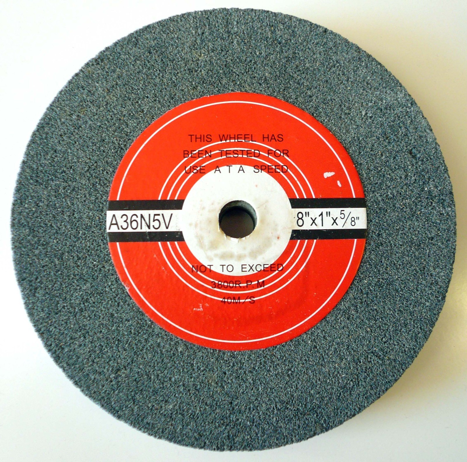 Bench Grinding Wheel 8" x 1" x 5/8" x 36 Grit Course Aluminum Oxide