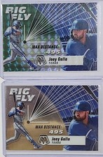 2021 Panini Mosaic Big Fly Joey Gallo #BF7 Green Prizm + Base (2) Card Lot!