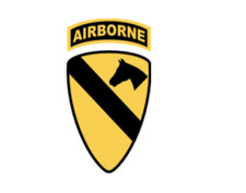 4" 1st cavalry airborne army bumper sticker decal usa made