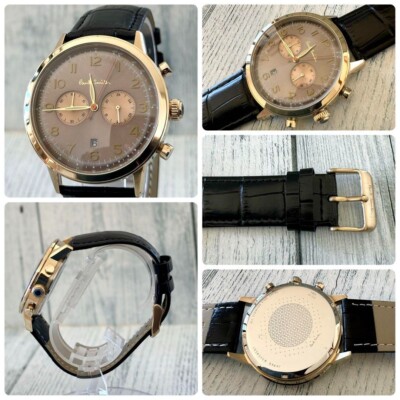 Paul Smith Precision Watch Brown Used From Japan Check  display picture 2