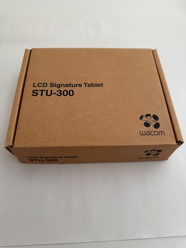 Wacom STU-300 LCD Signature Tablet Pad with Stylus Pen, NIB New - Afbeelding 2 van 5