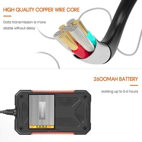 4.3" 5M LCD Screen Industrial Endoscope Inspection HD Camera 1080P TF Card Slot - 第 12/13 張圖片