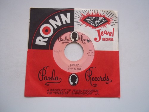 FIVE BY FIVE - Fire (Written By Jimi Hendrix) / Hang Up - 45 RPM 7" Record PAULA - Foto 2 di 10