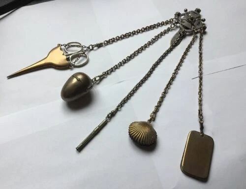 Chatelaine Victorian Antique Silver