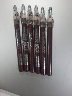 6X NEU Iman wasserfester Lip & Eye LINERSTIFT LILA Farbe 0013