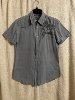 Guess Shirt Mens Size S Western Short Sleeve