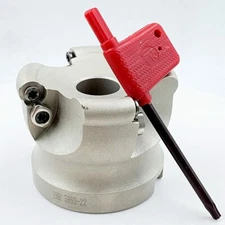 1× EMR 5R63-22 4Flute 63mm CNC Carbide Face Milling Cutter,For RPMW1003 Insert