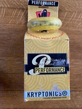 Set of Four Kryptonics Yellow Black Adrenaline Skateboard Wheels 76mm 82A NEW