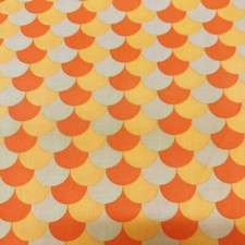 OOP 17.75" x 43" Amy Butler Charm Orange Scales Cotton Fabric Scant 1/2 Yard