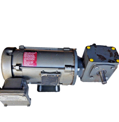 Baldor CM7006A Electric Motor For Hazardous Locations .5 HP & Gear Reducer