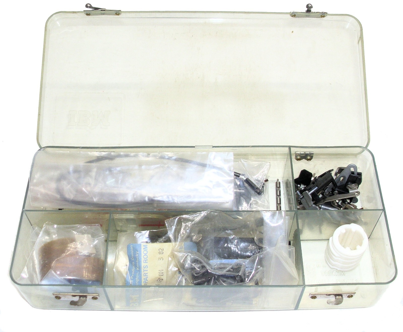 IBM ELECTONIC Typewriter 50/60/75 Recommended PART INVENTORY BOX Repair Kit Case