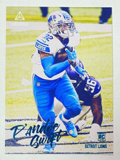 2020 Panini Chronicles Luminance D'Andre Swift Teal Rookie Card #211 RC Lions. rookie card picture
