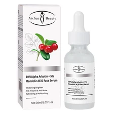 Anti-Freckle Anti-Acne Moisturizing Face Serum Alpha Arbutin Mandelic Acid 30 ml