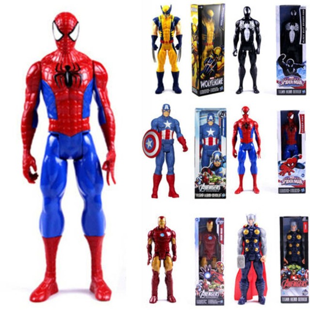 spiderman batman superman toys