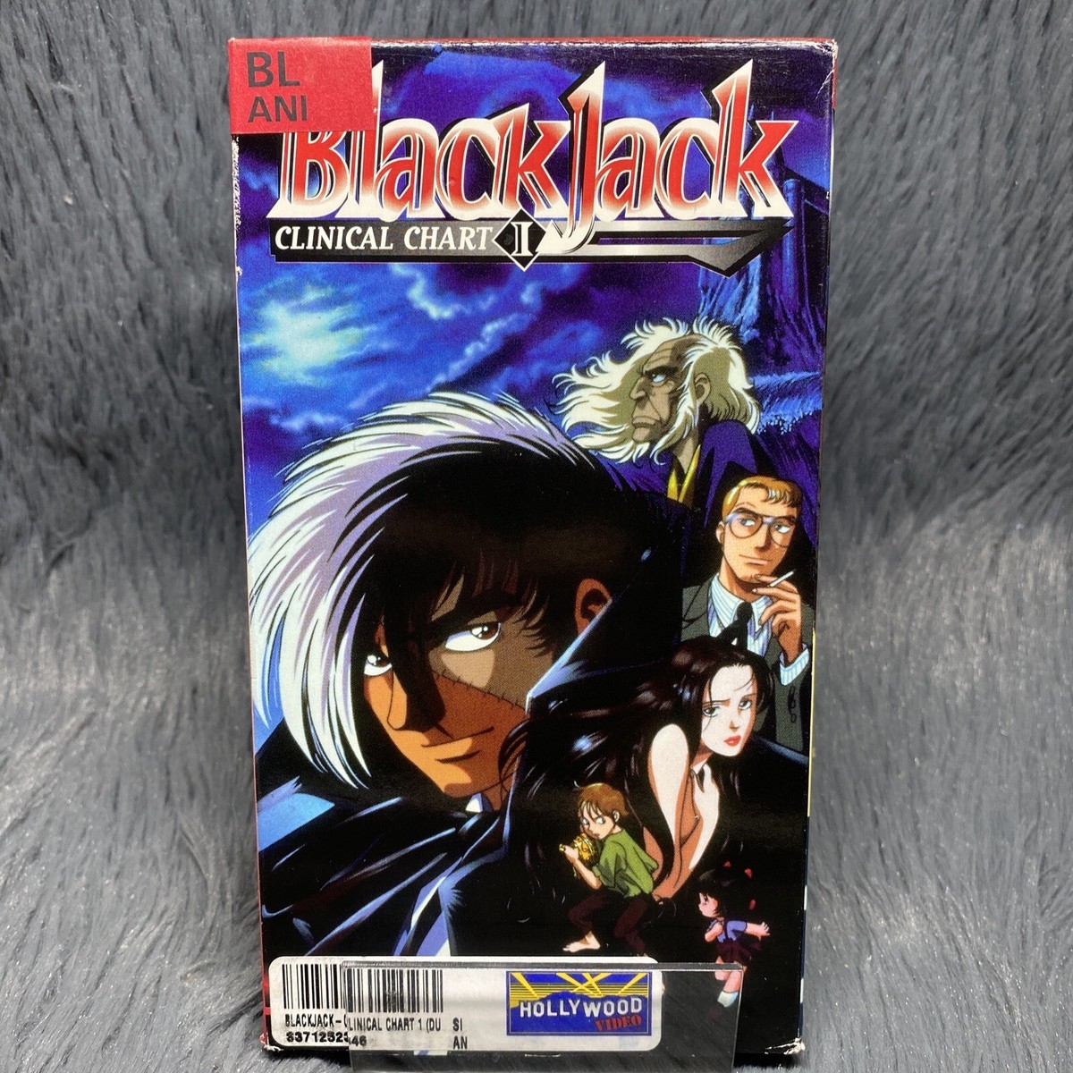 Black Jack Clinical Chart 1 VHS Tape 1996 Dubbed Anime Osamu