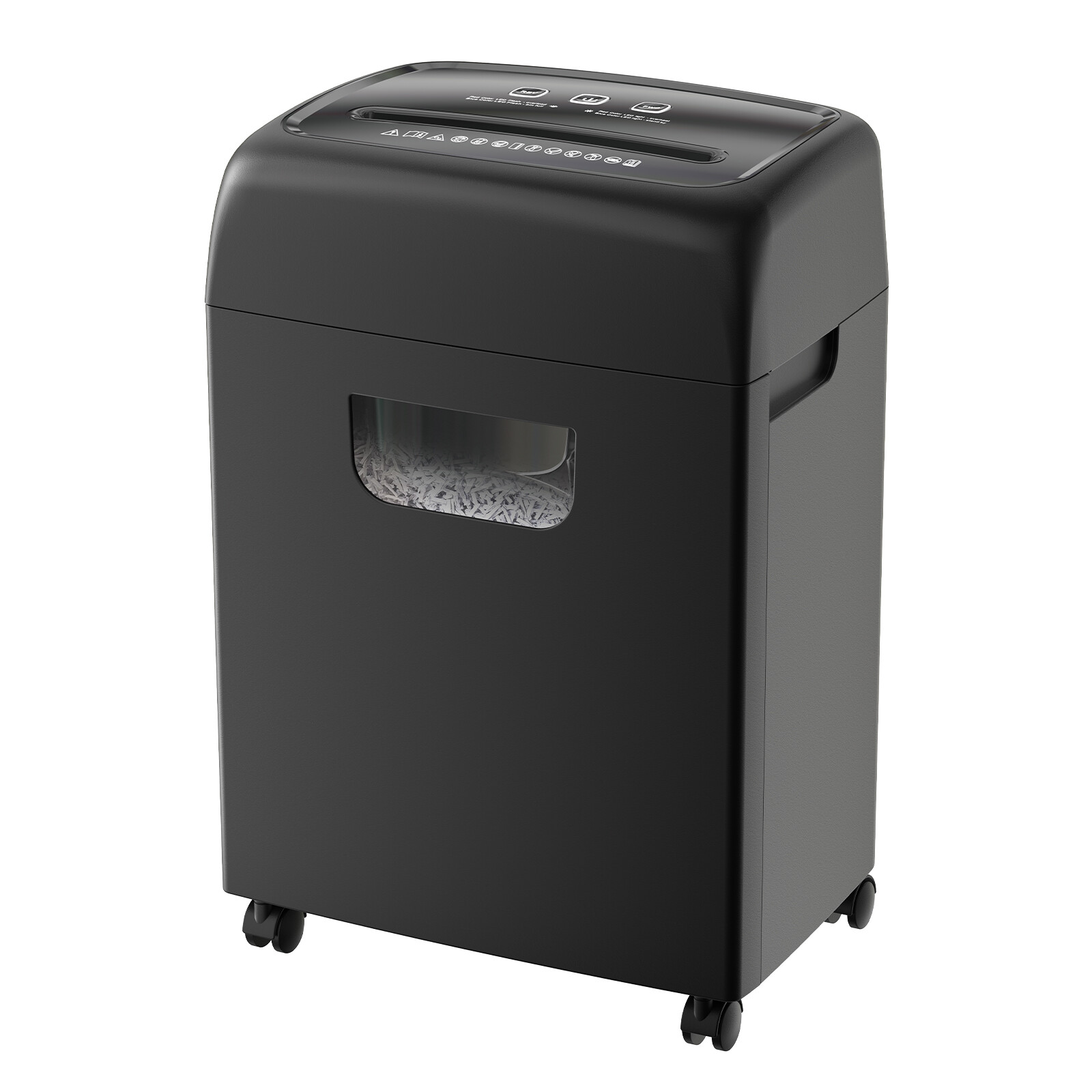 Paper Shredder 18-Sheet Office Heavy Duty Card Shredder With 5.28 Gallons Bin-image