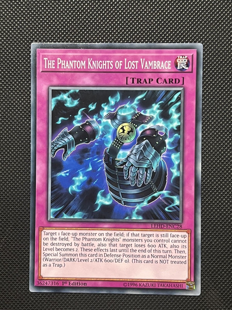 Yu-Gi-Oh! The Phantom Knights Of Lost Vambrace – Sammelkarte Common 1st Edition – Aus Legendary Hero Decks