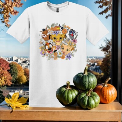 Blumen König der Löwen Shirt, T-Shirt Kinder Hoodie Herren Damen Unisex Tshirt SX133