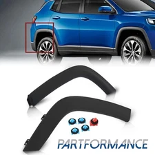 Fit For 2017-2022 Jeep Compass Rear Left + Right Side Wheel Fender Flare Molding