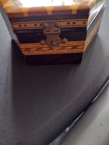 Vintage Wooden Handmade Wooden Box - Picture 5 of 11