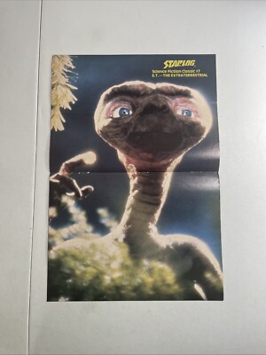 E.T. The Extra Terrestrial Fold Out Movie Poster from Starlog February 1983