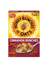 🟢 Brand New Post Honey Bunches Oats Cinnamon Cereal Granola Clusters 12oz