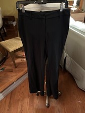 Express Black Flare Pants - Size 8. Jacquard strip Y2K vintage