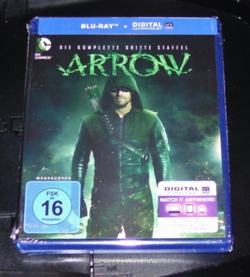ARROW DIE KOMPLETTE STAFFEL 3 MIT COMICBUCH LIMITIERTE BLU RAY EDITION NEU & OVP