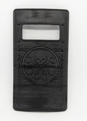Marvel Legends Hydra riot shield 3D printed 1/12 black Classified Mezco 6''