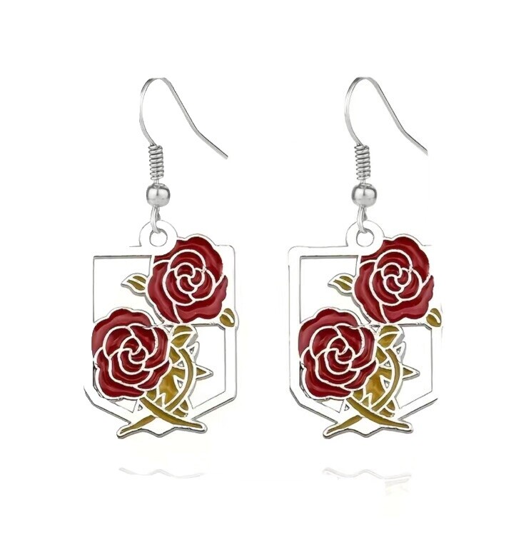 Rose Titanic Earrings