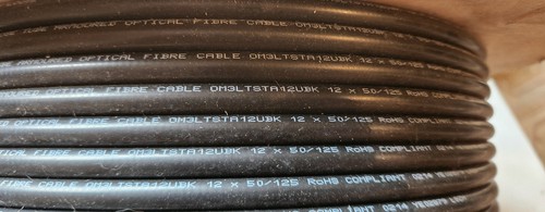 Rouleau de câble fibre optique 120 m OM3LTSTA12UBK câble blindé tube lâche - Photo 3/7