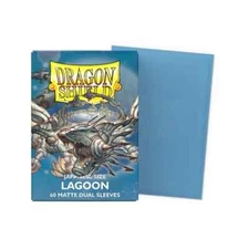 Dragon Shield 60CT Matte Dual Sleeves – Lagoon – YuGiOh Mini Japanese Size