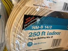 NM-B 14/3 Copper Wire , Indoor Electrical Copper Wire Cable 250 ft 600 volts